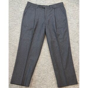 Zignone Italy Linea Naturale Luxe Gray Wool Cashmere Pants Mens 40